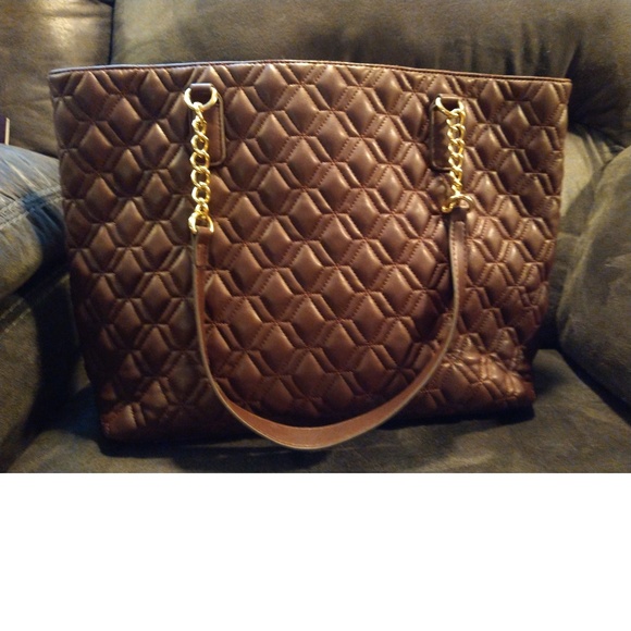 ANNE KLEIN LARGE BROWN PURSE - NICE CONDITION - Picture 4 of 7